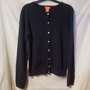 Joe Fresh Navy Blue Button-Up Cardigan